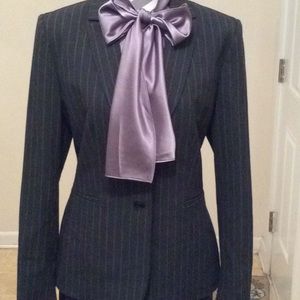 Ladies Antonio Melani gray pinstripe suit